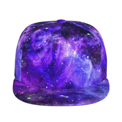 MANQINF Galaxy Baseball Cap back view highlighting universal size and secure snapback.
