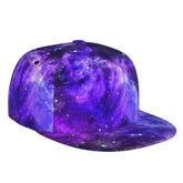 MANQINF Galaxy Baseball Cap front view with adjustable fit for all-day comfort.