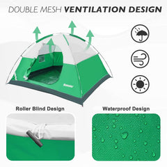 Mansader easy setup with simple pole system saves time at campsite
