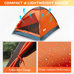 Mansader tent waterproof seams highlighted for dry camping setup