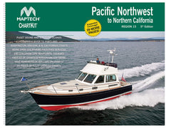 MAPTECH ChartKit Region 15 covers the Pacific Northwest to Northern California with coastal chart coverage for planning