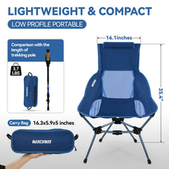 MARCHWAY aircraft-grade aluminum frame keeps weight low without sacrificing strength.