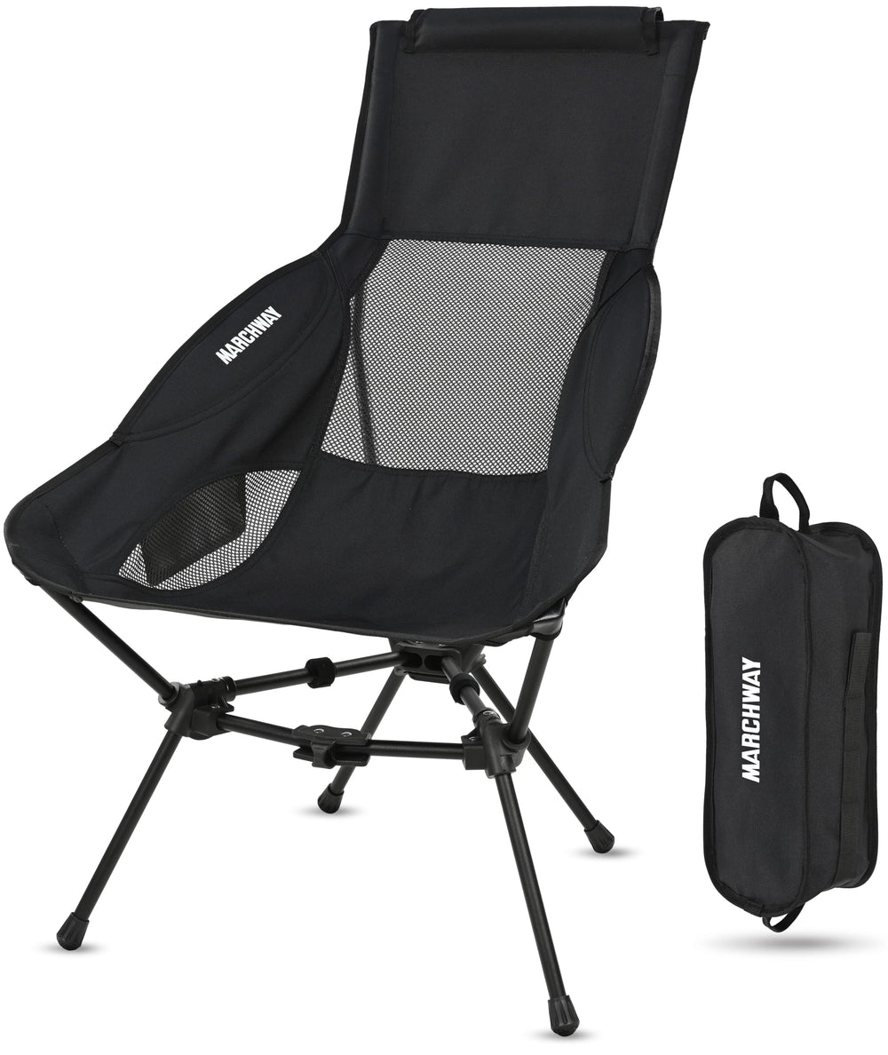MARCHWAY highback chair backrest close-up highlighting supportive comfort for outdoor seating