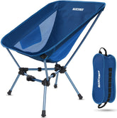 MARCHWAY lightweight folding chair packed for backpack travel, ultra-portable and easy to carry.