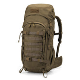 Mardingtop 50L hiking survival backpack front view emphasizes quick-access main compartment