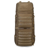 Mardingtop 75L Cordura backpack front view demonstrates rugged durability for harsh outdoor adventures.