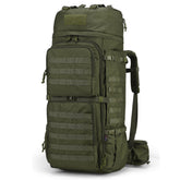 Mardingtop 75L MOLLE backpack front view with organized pockets for quick access
