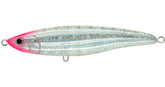Maria Loaded F140 Pink Sardine lure boosts visibility and enticing action for saltwater casting.