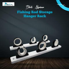 MARINE CITY 3-rod rack boat-mount demonstrates organized rod storage on deck.