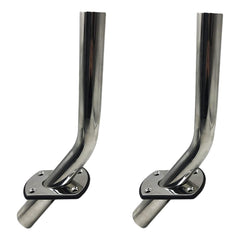 MARINE CITY flush mount outrigger base plate for secure mounting