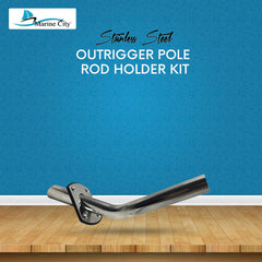 MARINE CITY flush mount outrigger pole mount attachment for strong support