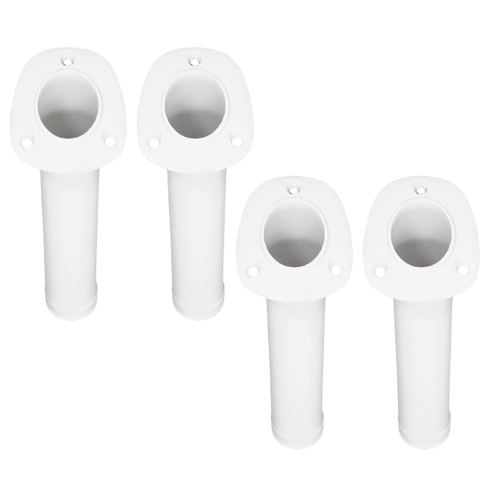 MARINE CITY flush mount rod holder front view shows easy-access design