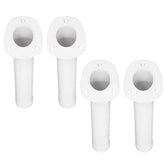 MARINE CITY flush mount rod holder front view shows easy-access design