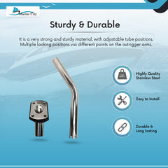 MARINE CITY polished stainless steel finish for corrosion resistance