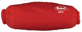 Markwort adult hand warmer in scarlet red, front view, soft fleece for cold game sidelines
