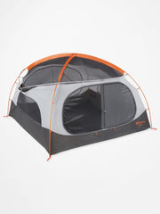 MARMOT Halo 4P tent front vestibule for extra gear storage and shelter