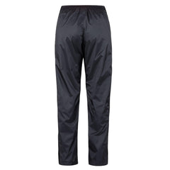 MARMOT PreCip Eco pants full-length side zips over boots.