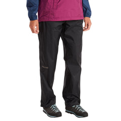 MARMOT PreCip Eco pants full-zip overview for lightweight rain protection.