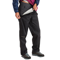 MARMOT PreCip Eco pants waterproof breathable NanoPro membrane in action.