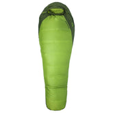 Marmot Trestles 30 left-zip sleeping bag in Green Lichen offers easy access
