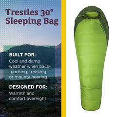Marmot Trestles 30 spira-fil insulation keeps you warm in damp conditions