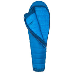 Marmot Trestles Elite Eco packed in stuff sack shows easy packing and portability.