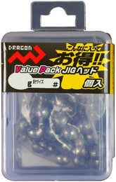 Marushin Dragon Jig Head 1.5g packshot shows compact, value-packed jig heads for versatile fishing.