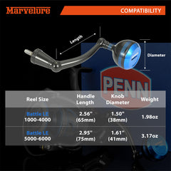 Compatibility with Battle II III IV 1000-10000 spinning reels