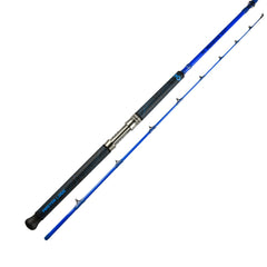 MASTER LOGIC 8' glow-in-the-dark rod with glowing blanks improves night catfishing visibility