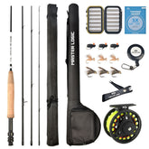 MASTER LOGIC fly rod 7ft 4pc graphite is lightweight for long casting sessions