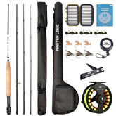MASTER LOGIC fly rod 8ft 4pc shows graphite build for beginner casting.