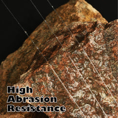 Nylon tippet sinks quickly with low visibility underwater