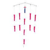 MasterPro squid spreader bar with 3-ring rig enables versatile offshore trolling setups.