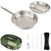 MASTIFF GEARS USGI mess kit assembly demonstrates rugged durability for camping.