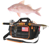 MATEIN Tackle Bag with Cooler compartment and insulated lining