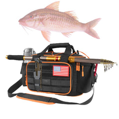 MATEIN Tackle Bag with Cooler compartment and insulated lining
