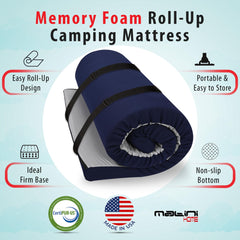 Matini Home roll-up foldable design is easy to transport for trips