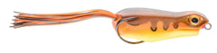 Matzuo MZ Kroak Frog FireFrog lure, front view for versatile freshwater bass fishing.
