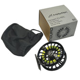 Mavrk Enduro fly reel front view for versatile trout setups.