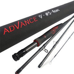 Maxcatch Advance fly rod 9ft 5wt in hand shows versatile casting for rivers.