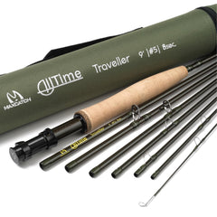 M MAXIMUMCATCH Alltime travel rod in tube, ideal for compact backpacking trips