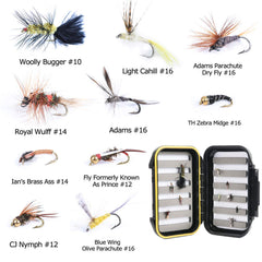MAXIMUMCATCH Amigo hand-tied lures in a waterproof box for organized, ready-to-fish tackle.