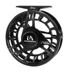 Maxcatch Avid Pro Nymph reel spool large arbor for quick line retrieval and strength.