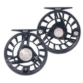 Maxcatch AVID Pro reel body black—rugged aluminum construction for durability.