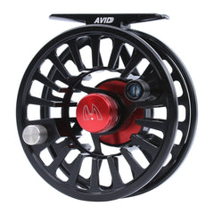 Maxcatch Avid Series reel with CNC aluminum body ensures durable freshwater performance.