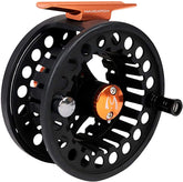 M MAXIMUMCATCH Maxcatch ECO large arbor reel in hand shows smooth line retrieval for easy casting.