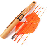 Maxcatch fiberglass fly rod blue casting for smooth control in tight spaces