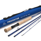 MAXIMUMCATCH Predator 9ft 4pc 10wt rod assembly ready for saltwater casting.