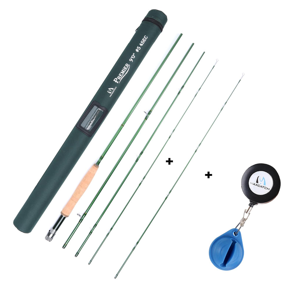 Maxcatch Premier IM8 rod blank closeup highlights carbon strength for tough freshwater casts