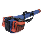 Maxcatch rod case side view shows protective nylon shell for safe transport.